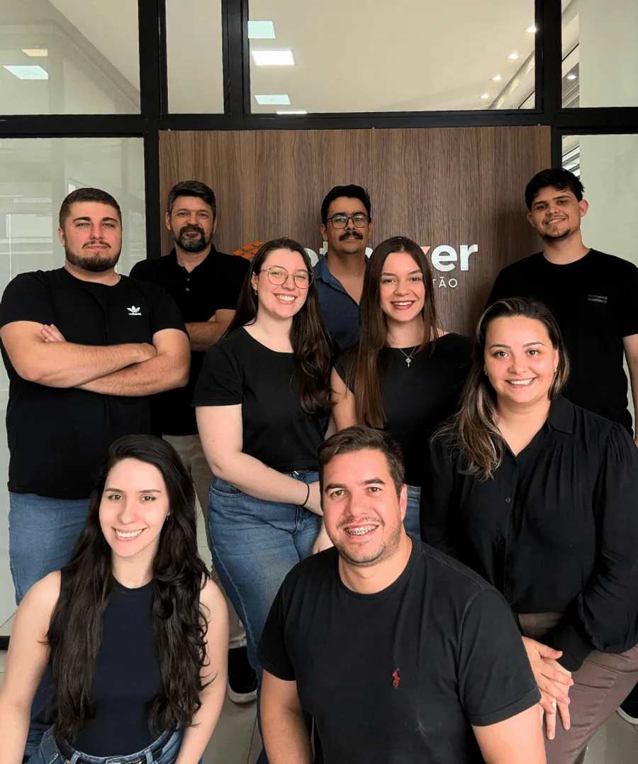 Equipe da Otimizer Sistemas no escritório em Santo Ângelo